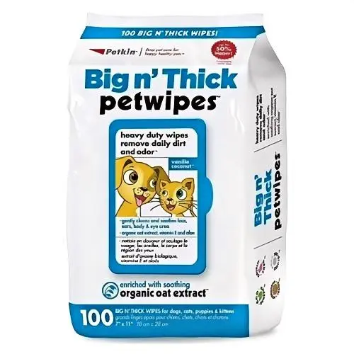 Petkin 寵物濕巾 100 片裝